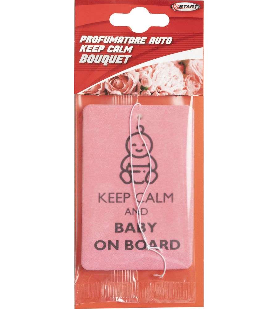 Profumo auto Keep Calm Bouquet