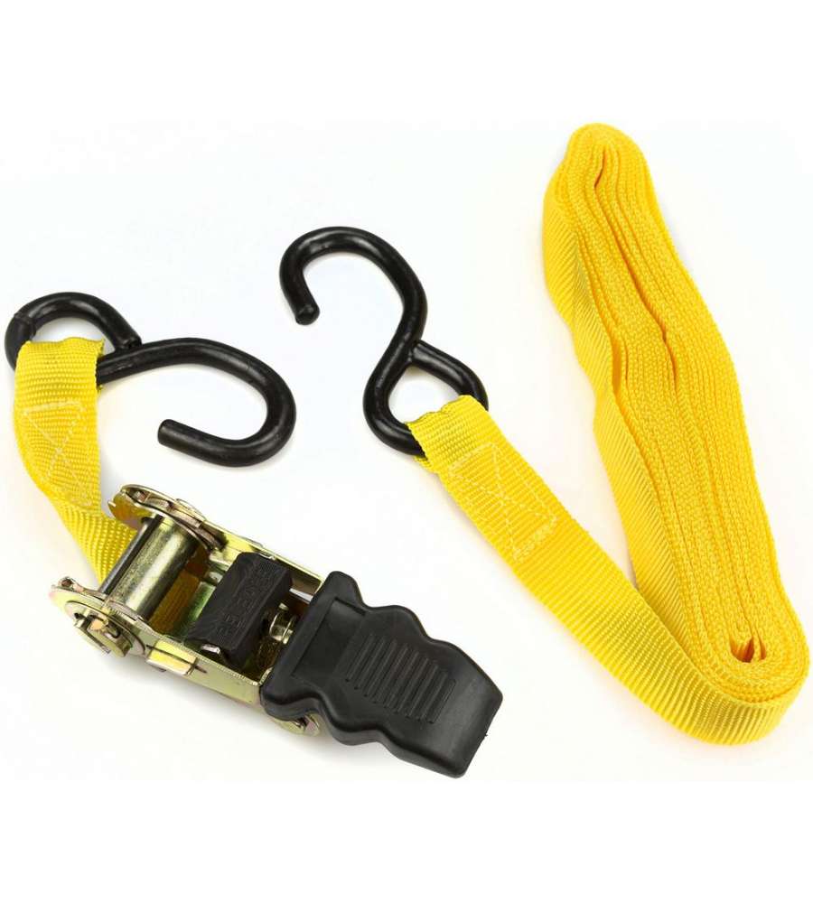 Cinghia 5 MT Con cricchetto con 2 ganci di fissaggio
