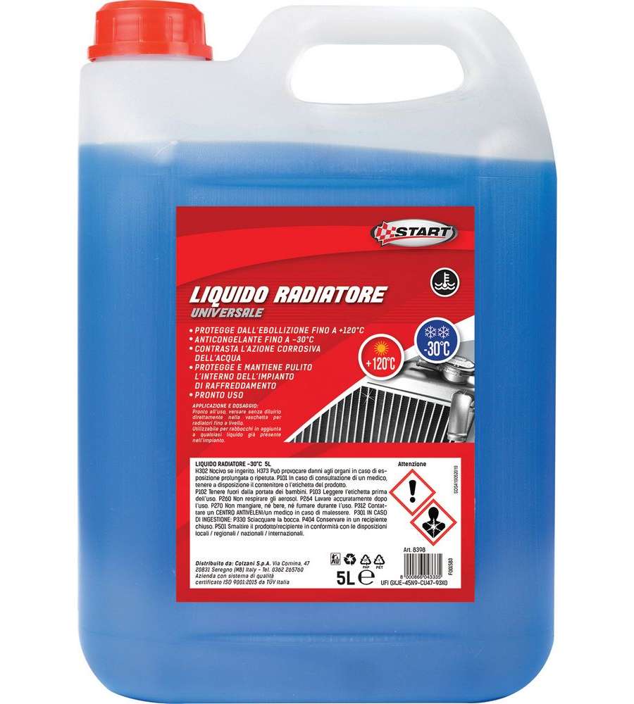 Liquido radiatore effetto anticongelante 5L-30grC +112grC