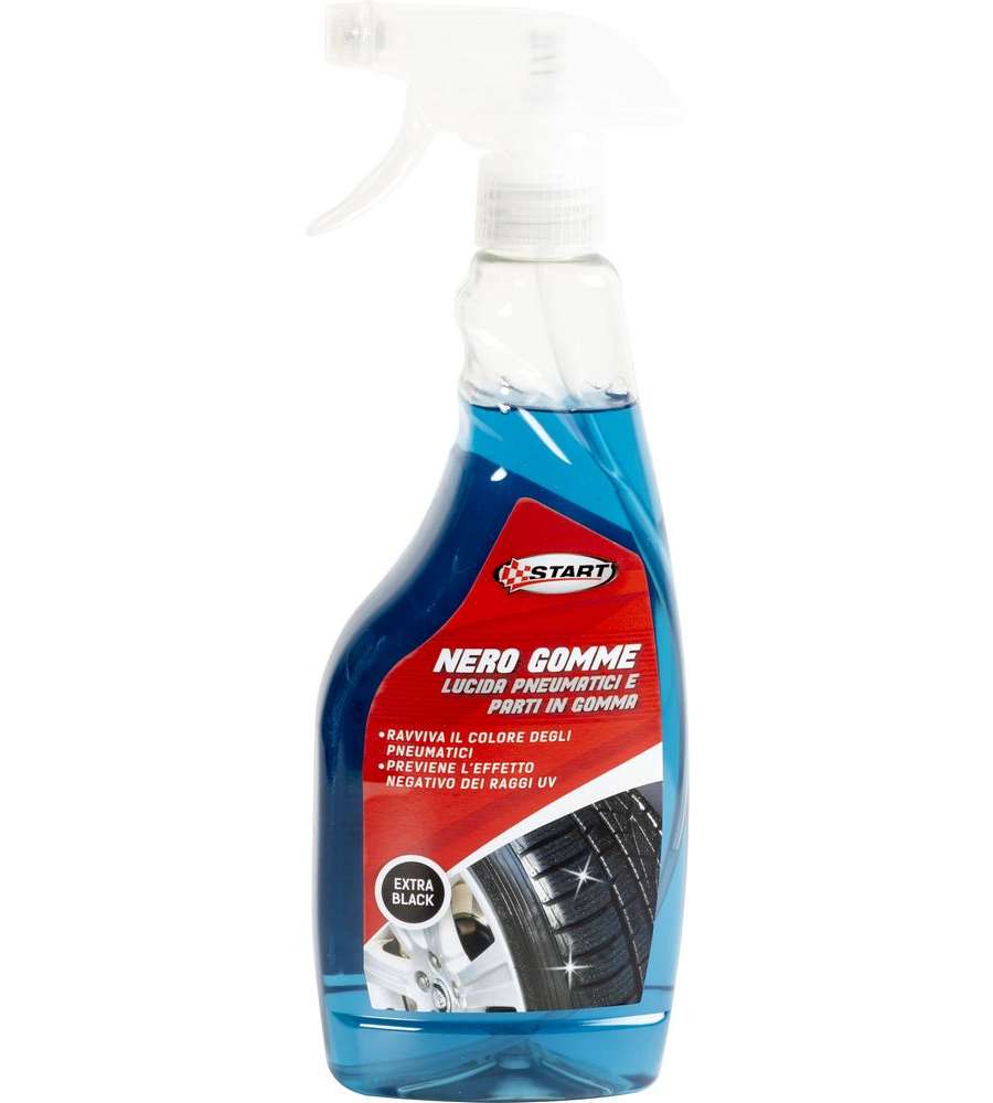 Trigger nero gomme lucida pnumetici extra black 500 ml per auto