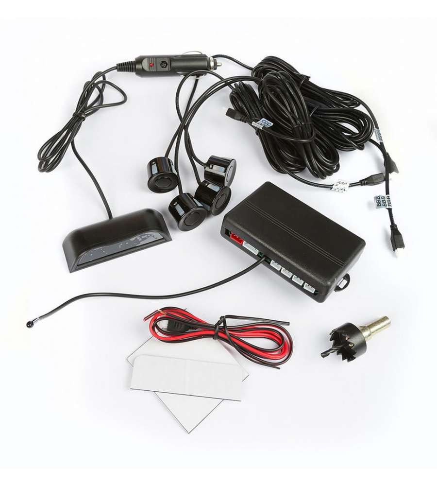 Sensori di parcheggio wireless 4 pezzi per auto sensore a ultrasuoni