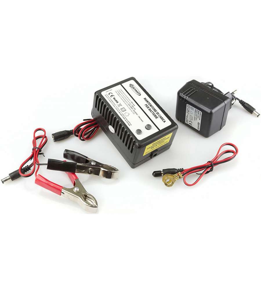 Mantenitore di carica per batterie 12V alimentazone AC 220