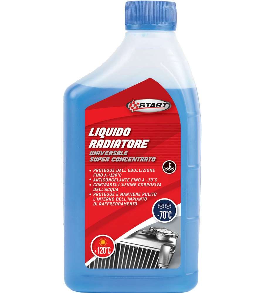 Liquido radiatore super concentrato effetto anticongelante -70grC 1L +120grC