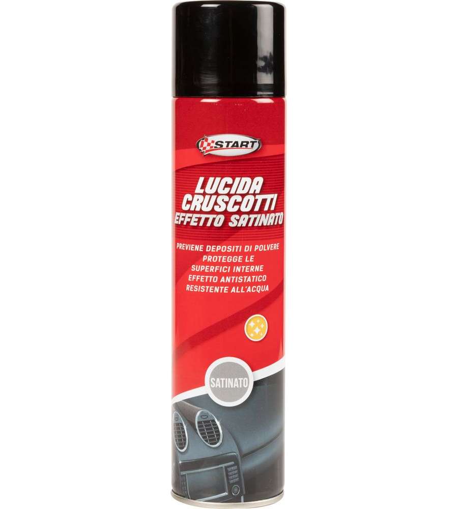 Spray lucida cruscotto effetto satinato 400 ml , massima protezione