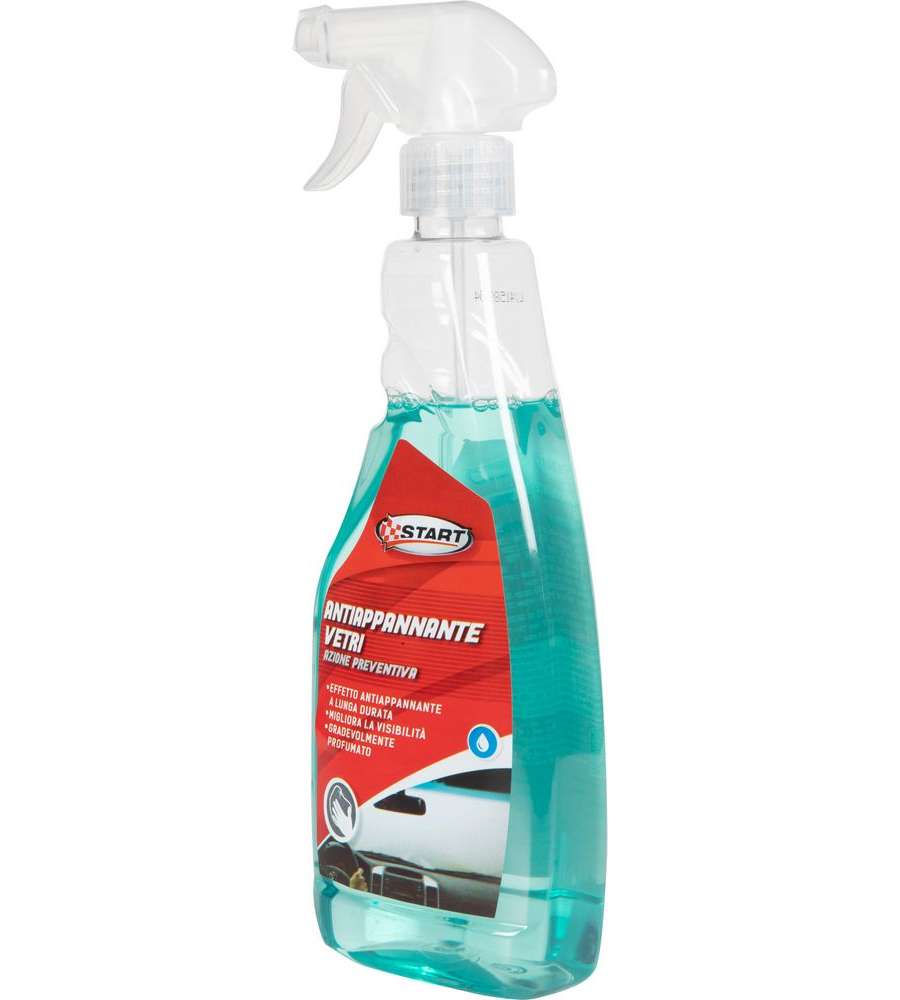 Spary Trigger antiappannante per vetri 500 ml, azione preventiva
