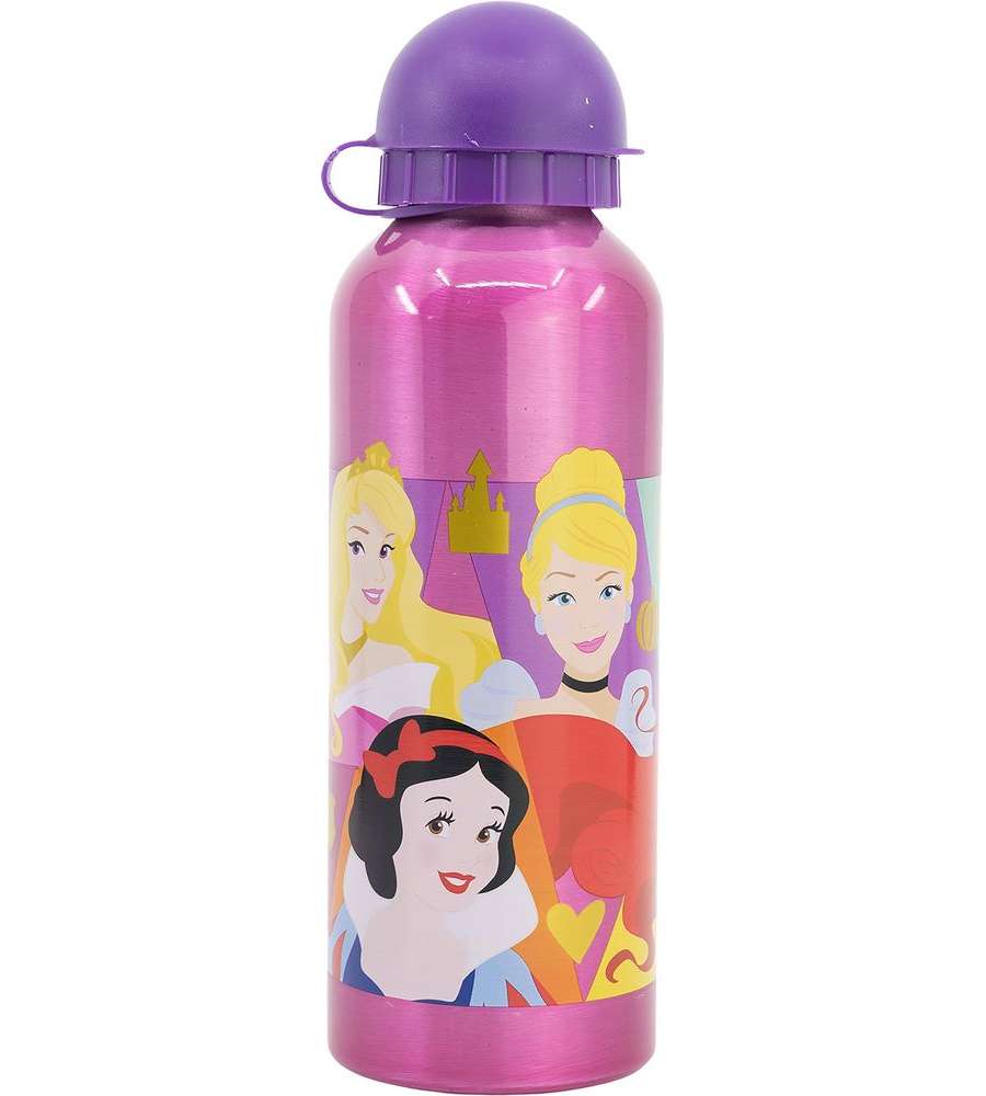Borraccia per bambine in alluminio Principesse 530 ml