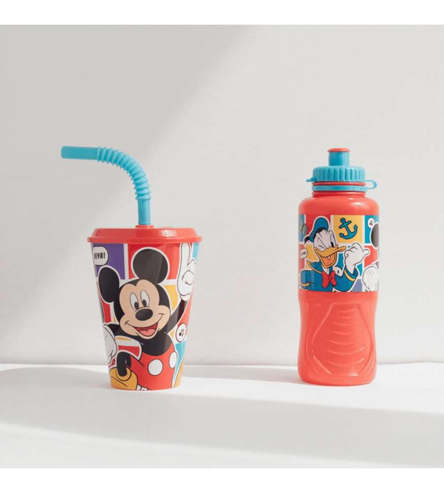 Borraccia per bambini in plastica Mickey Mouse 400 ml
