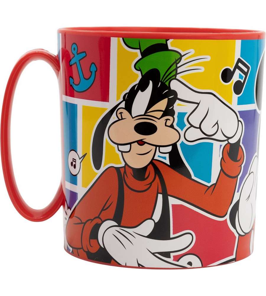 Tazza in plastica adatta a microonde Mickey Mouse Disney 350 ml