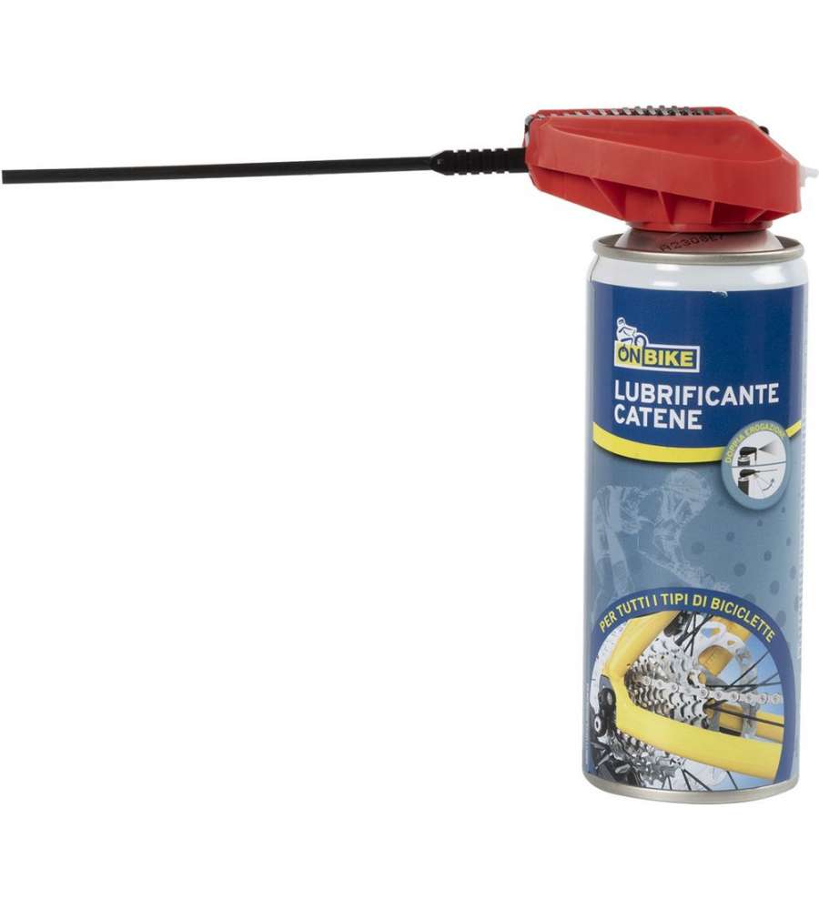 Lubrificante catene spray 200 ml adatto per tutti i tipi di biciclette