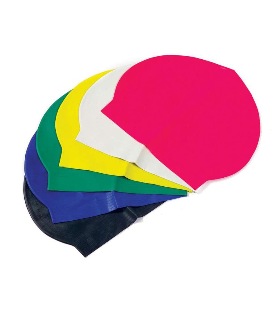 Cuffia colorata in lattice per nuotare in piscina