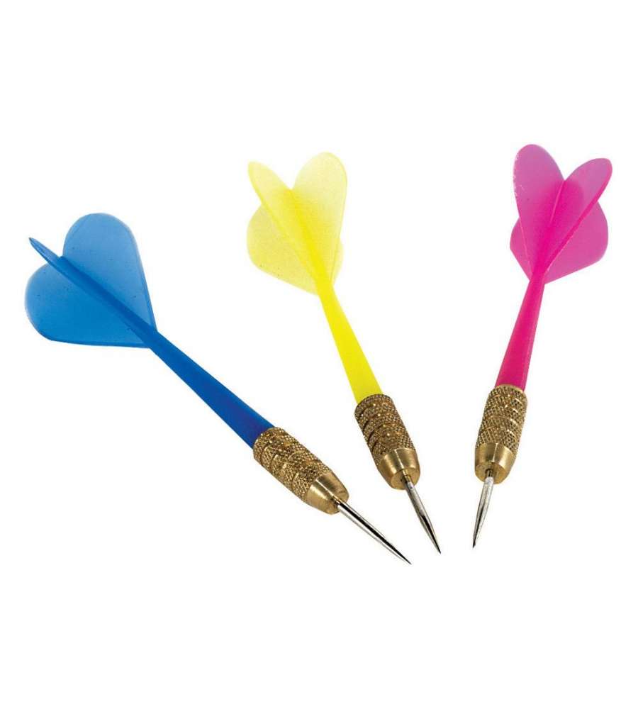 Set tre dardi in plastica peso 10 grammi punta in acciaio