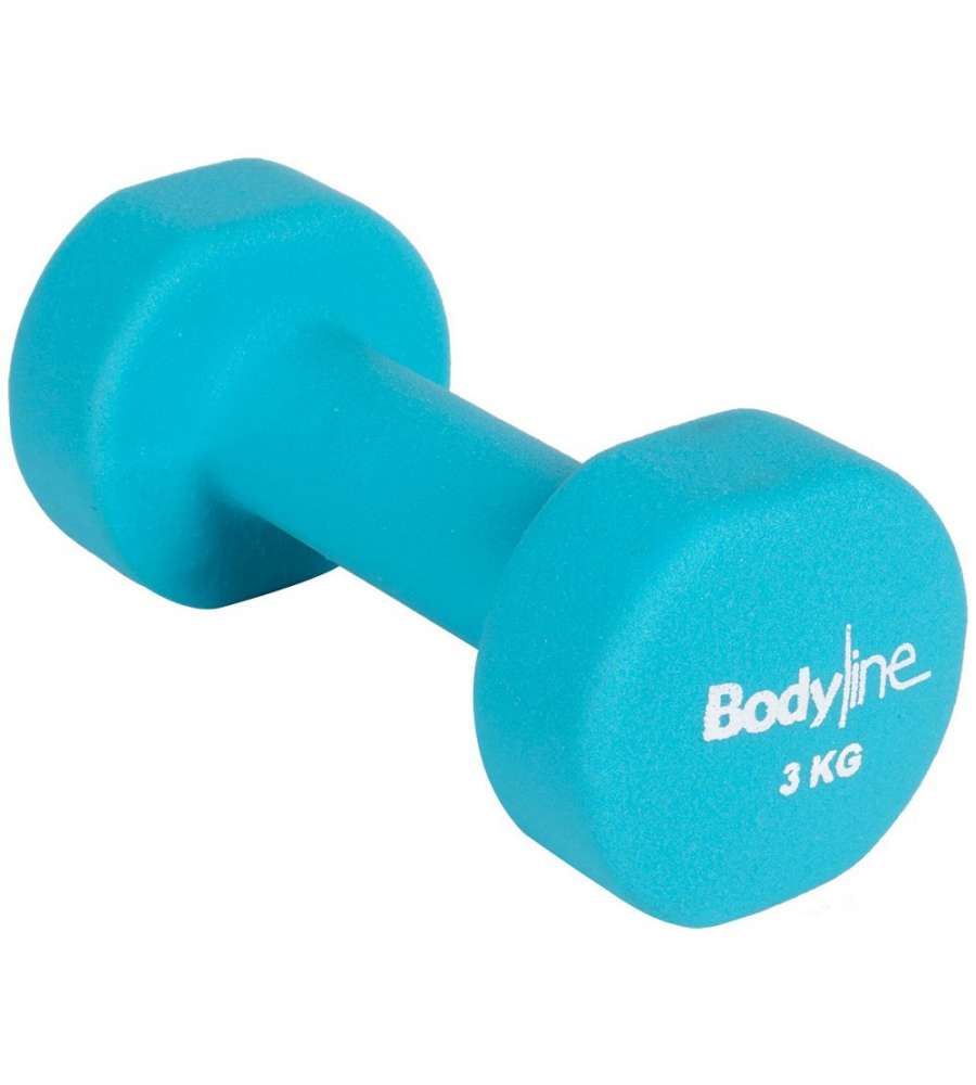 Manubrio in ghisa e neoprene antiscivolo e antiurto 3kg - home fitness