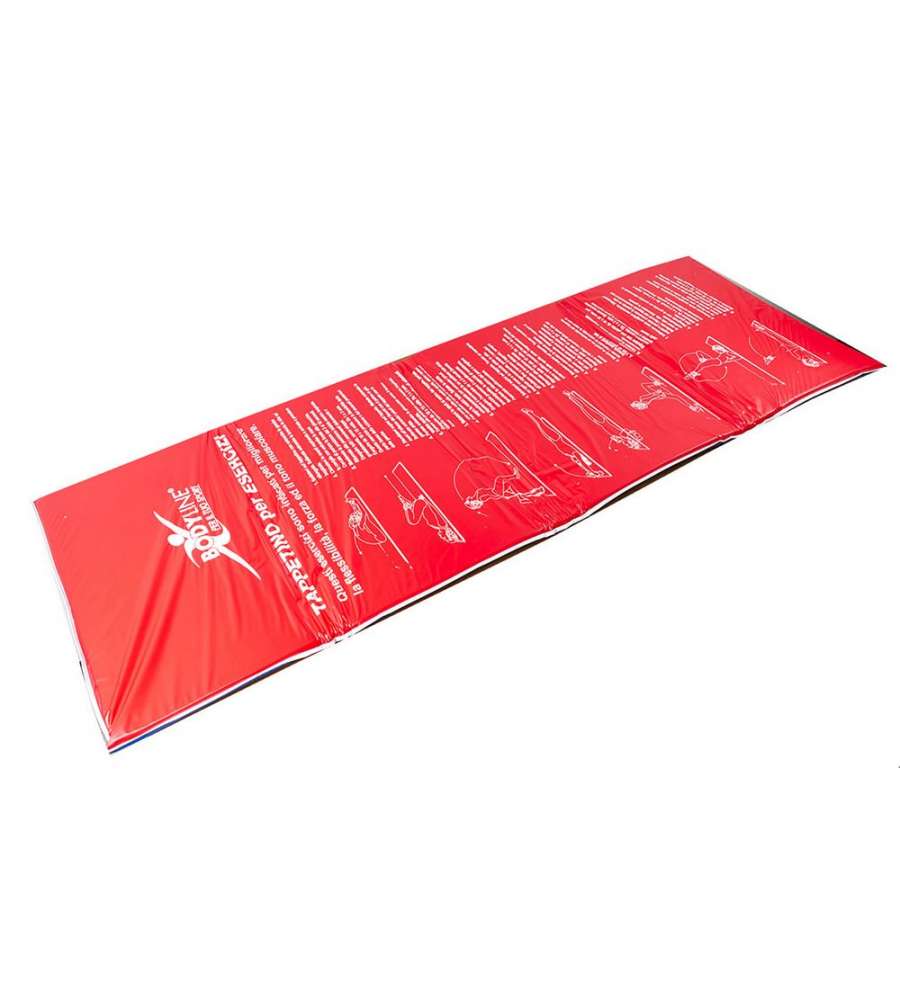 Materassino allenamento fitness con esercizi suggeriti - lunghezza 180cm e larghezza 68cm