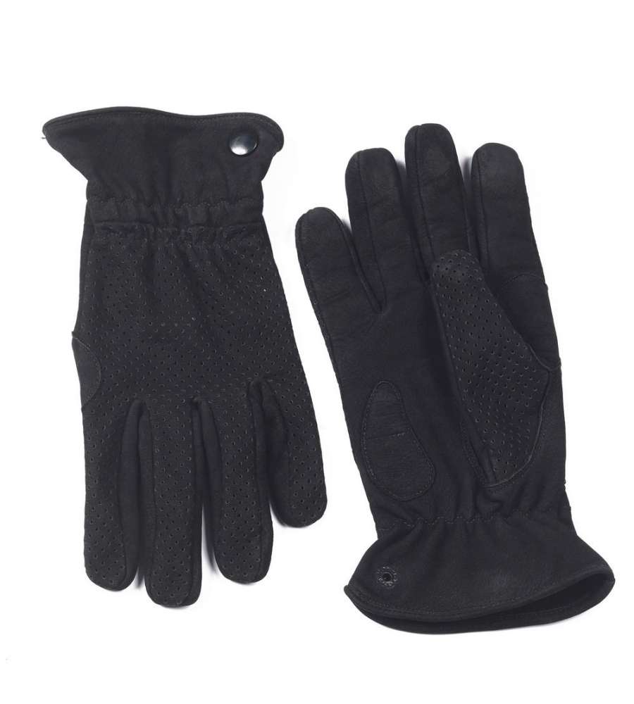 Light coppia di guanti moto in pelle scamosciata taglia M