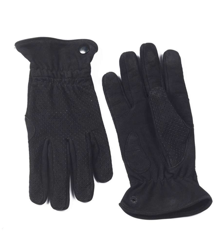 Light coppia di guanti moto in pelle scamosciata taglia XL
