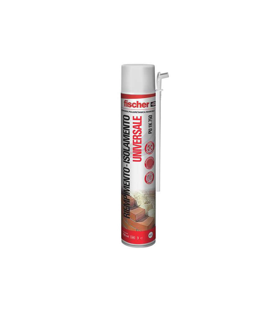 Fischer Schiuma Poliuretanica - Monocomponente 750 ml