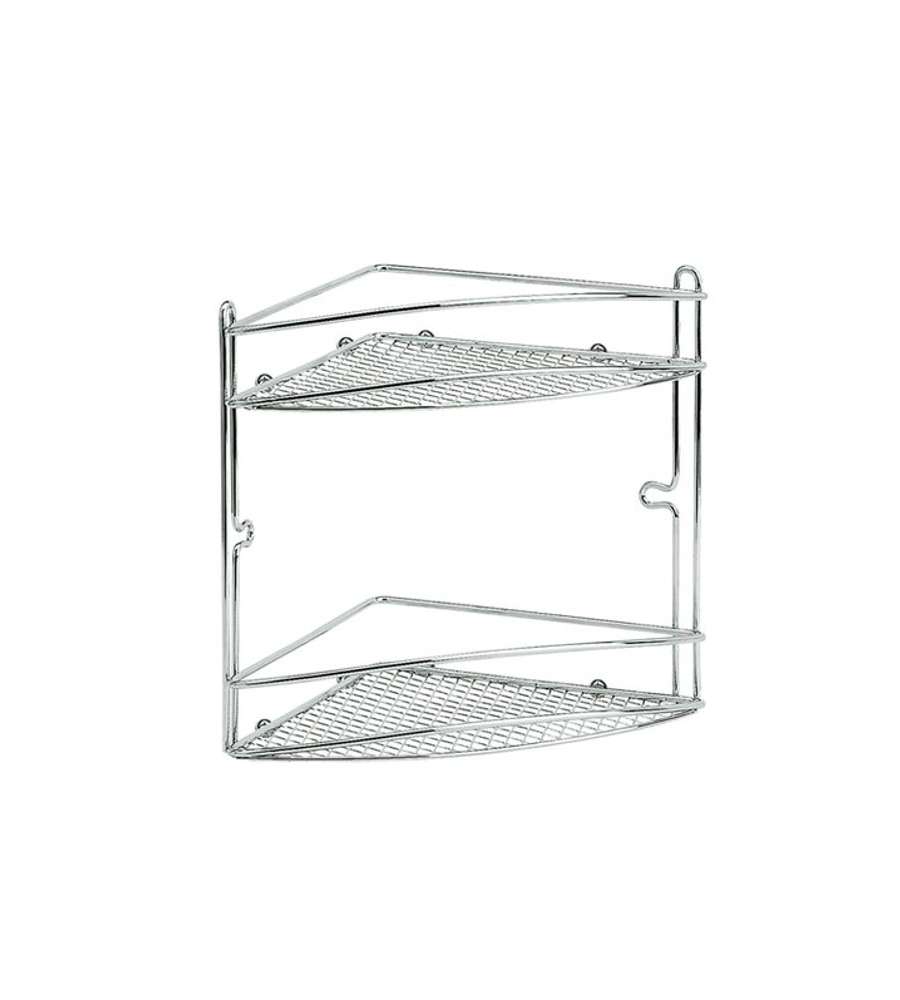 Mensola Bagno Cromo Star Angolare 21X21 H.26 Artex