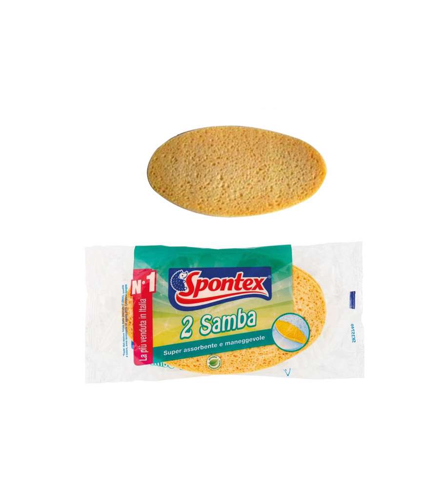 Spugna Cellulosa Ovale Samba          Pz 2 Spontex