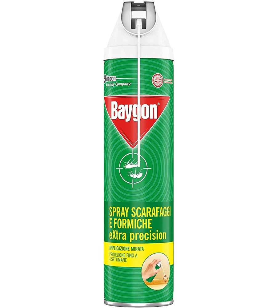 Insetticida Scarafaggi e Formiche Spray con cannuccia 400 ml Baygon
