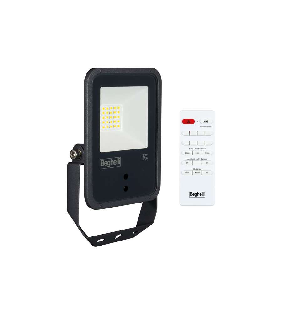 Beghelli Proiettore LED Floodlight - Nero - 20W
