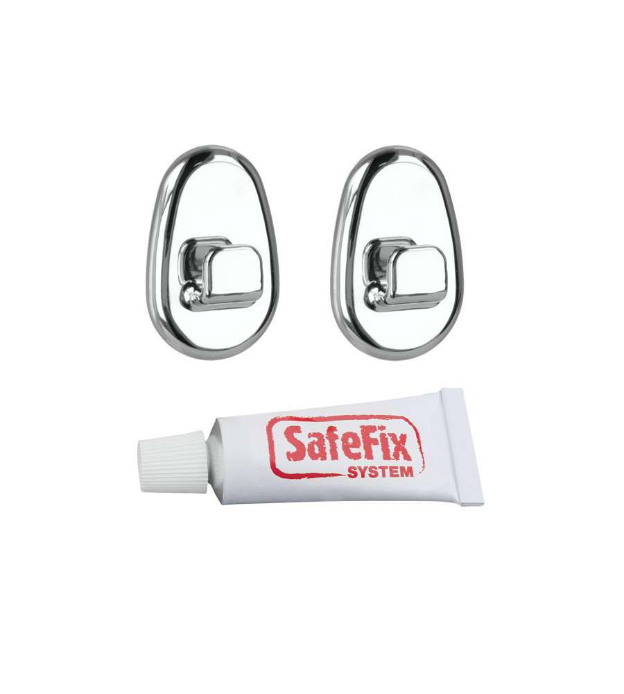 Gancio Polytherm Safe Fix Cromato Pz 2 Metaltex