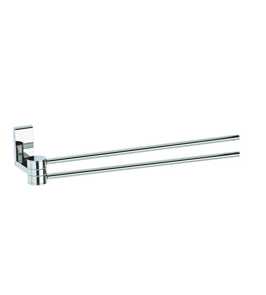 Metaform Porta Asciugamani a Scomparsa - Cromo - 315x63x68 mm