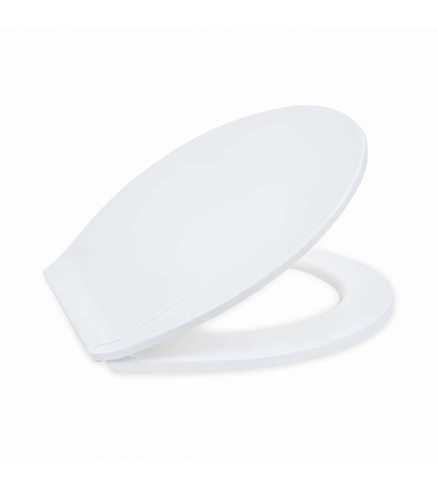 Metaform Sedile WC Uno in Resina Termoplastica Bianco - Fissaggio Facile