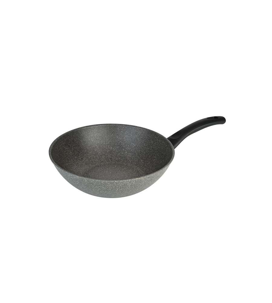 Wok 1 Manico           Cm 28 Cortina Eco Ballarini