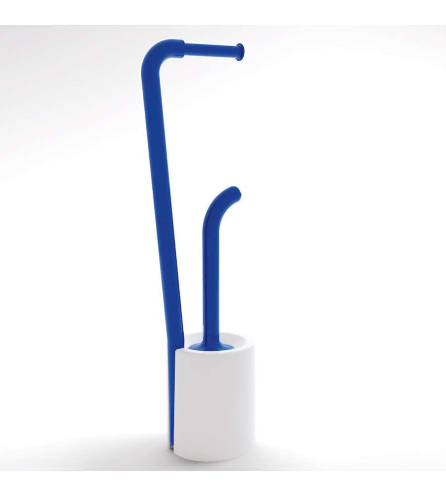Gedy Piantana WC Wendy - Bianco/Blu - 698 mm