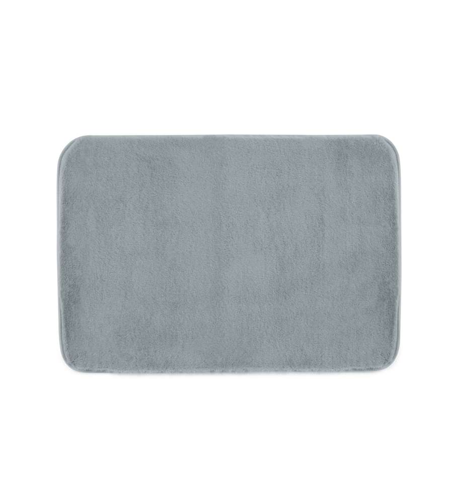 Tappeto bagno Fuzzy grigio