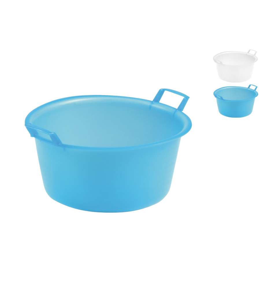 Stefanplast Bacinella Tonda - Azzurro o Bianco -  40 cm