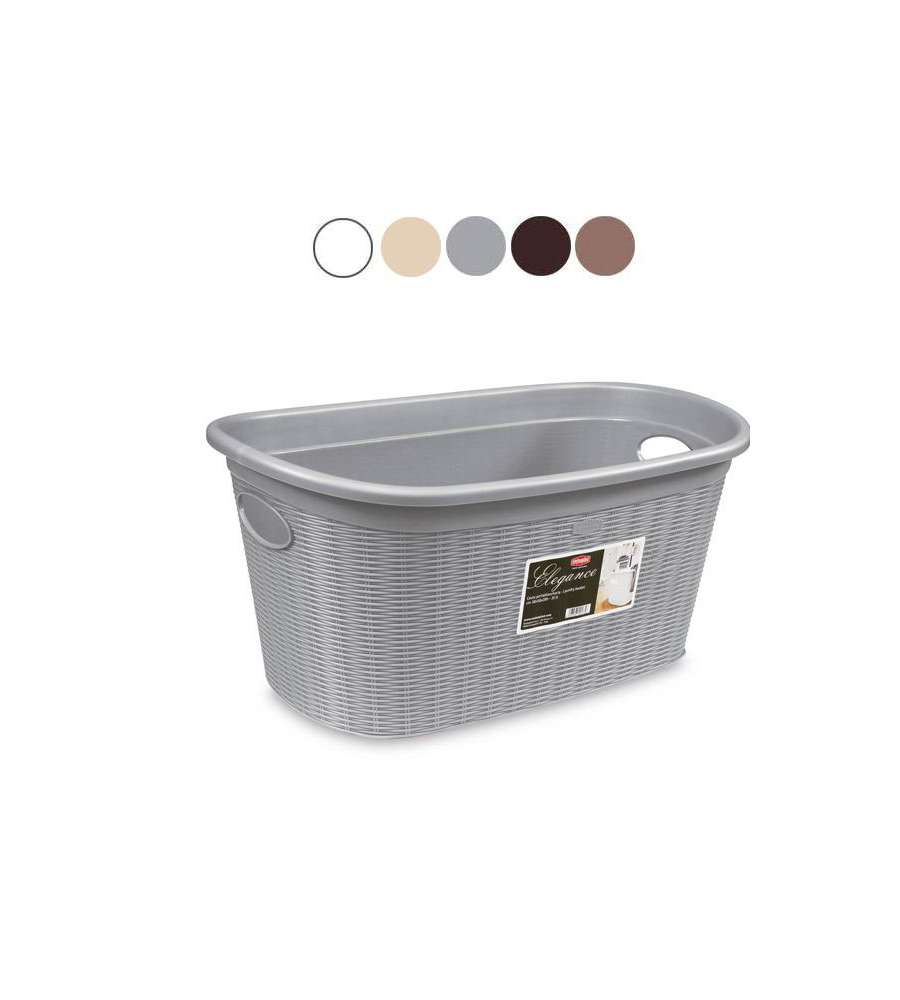 Cesta Elegance Cashmere 38X58 H 28 Stefanplast