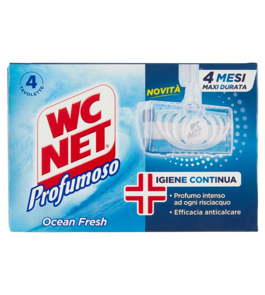 Tavoletta Profumoso WC Detergente Igienizzante Ocean Fresh 4pz