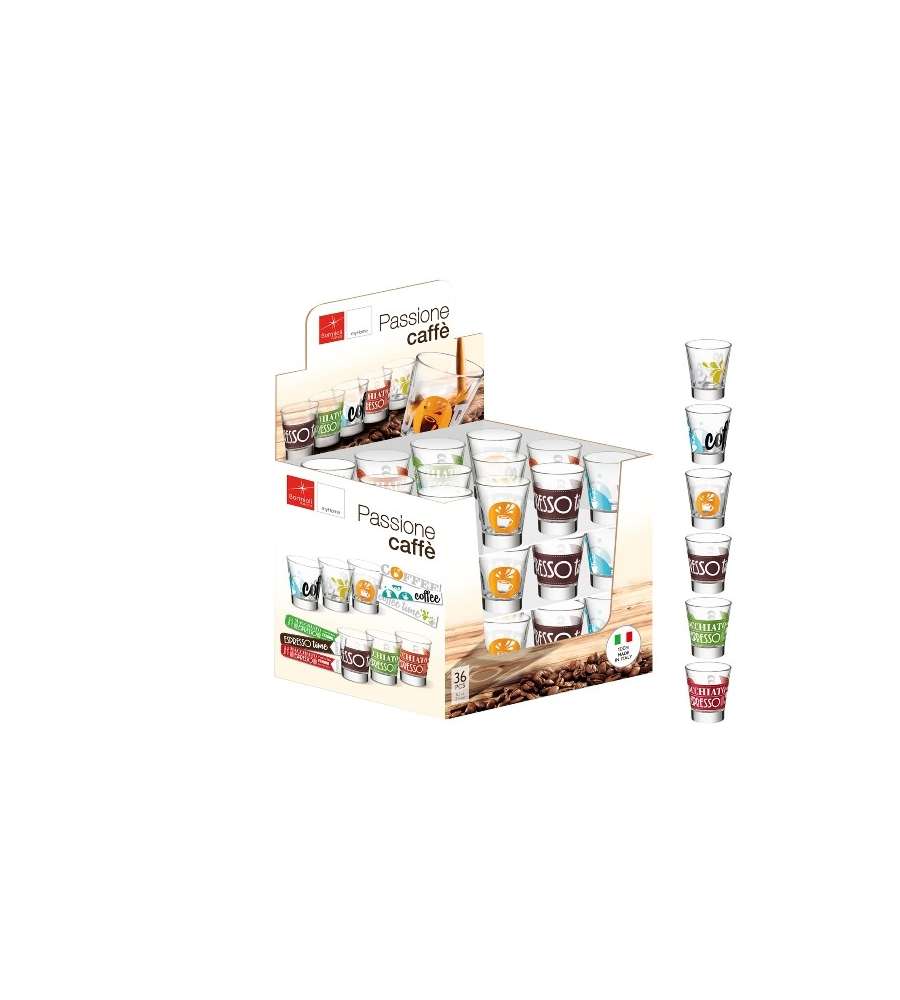 Bicchiere Caffeino caff o liquore