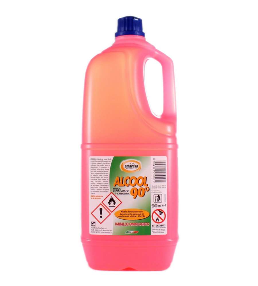 Alcool etilico Denaturato 90 gradi Amacasa 2L