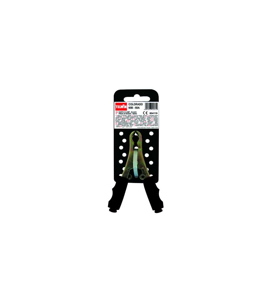 Pinza di massa nera 60A