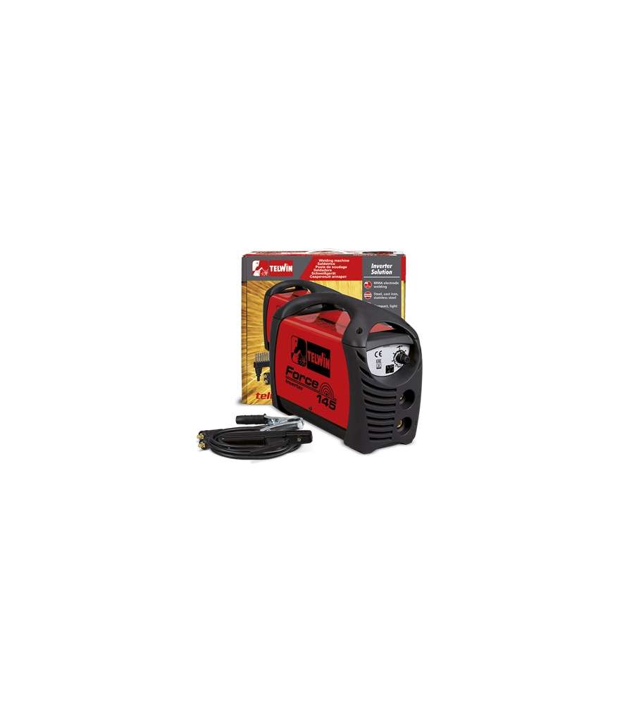 Saldatrice inverter ad elettrodo MMA Force 145 con valigetta