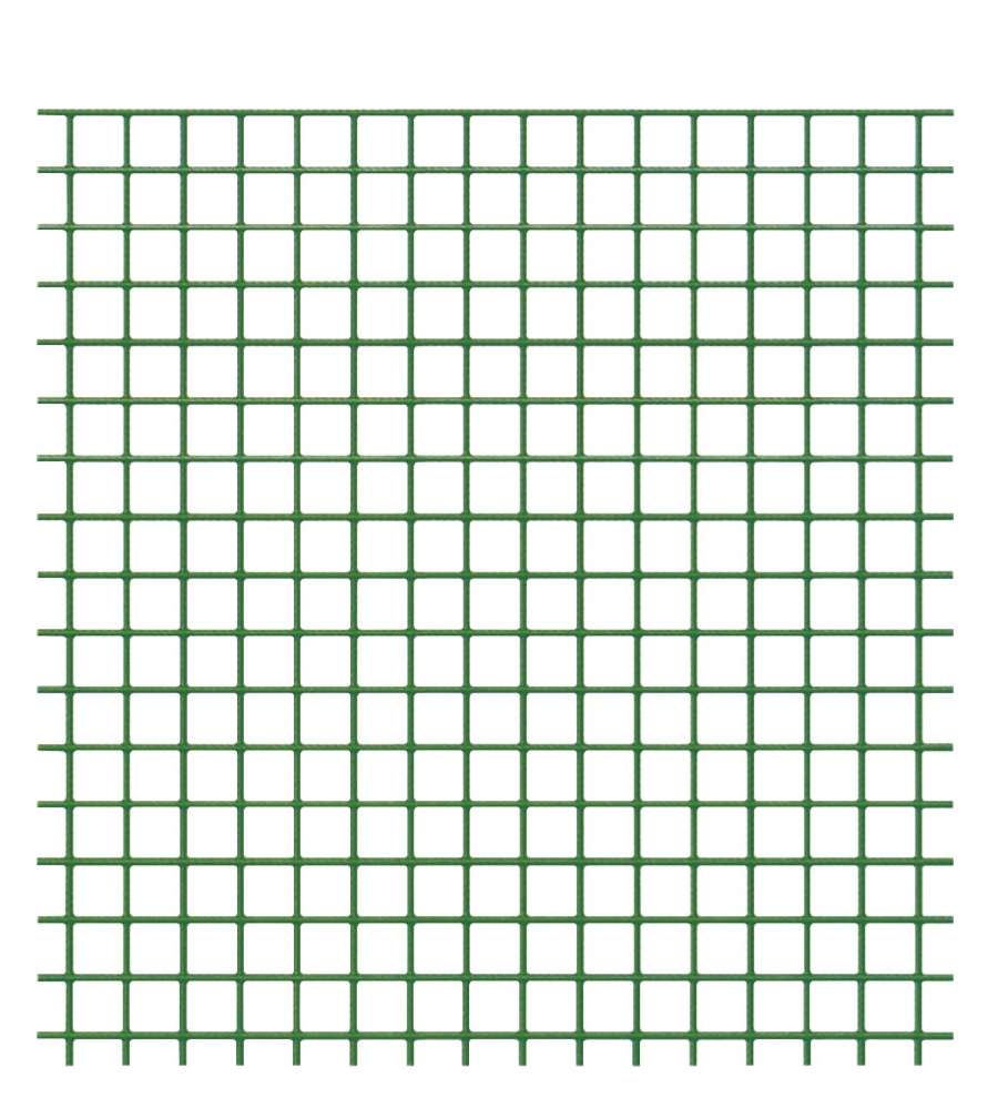 Rete Metallica Plastiquadra - Verde - 1m x 10m