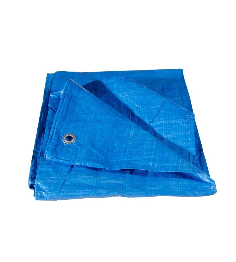 Verdelook Telo Occhiellato Multiuso - Blu o Verde - 3x5 m