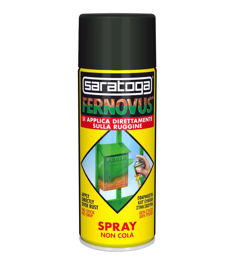 Saratoga Spray Antiruggine - Nero - 400 ml