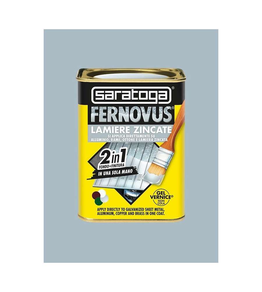 Fernovus Lamiere Zincate grigio metal
