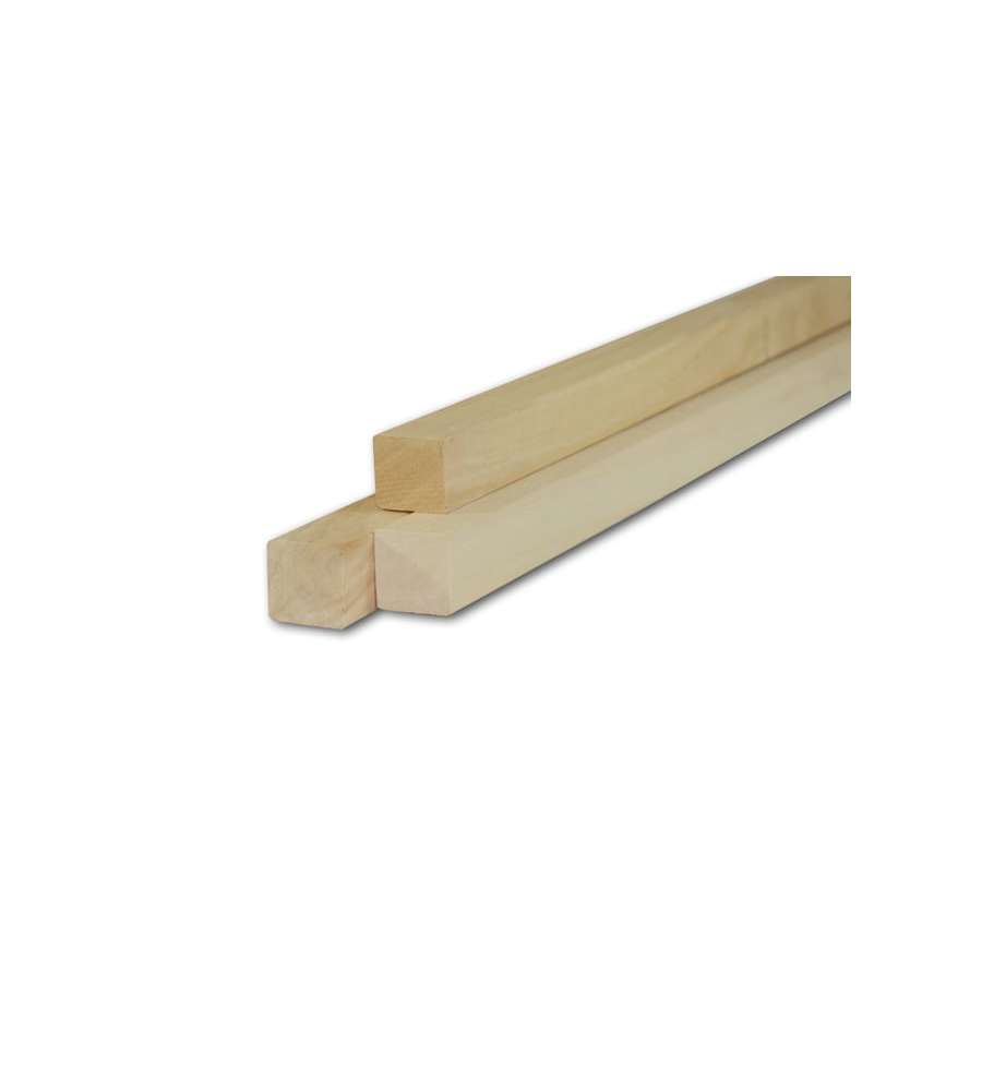Pircher Listelli Samba/Ayous - Piallati 4 Lati - 30x30x2500 mm