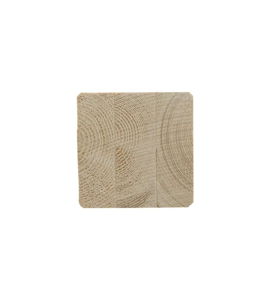 Pircher Travetti Lamellari in Abete Grezzo - 90x90x3000 mm