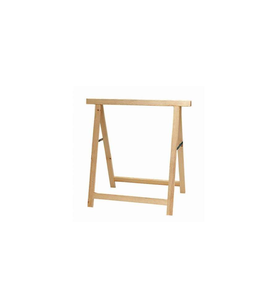 Pircher Cavalletto Pieghevole in Abete 75x40x75 cm - Legno Naturale, Compatto e Pratico