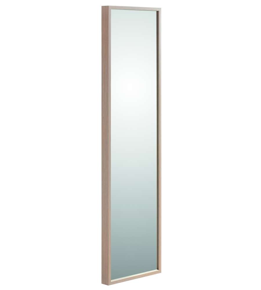 Specchiera con cornice rovere 30x120cm