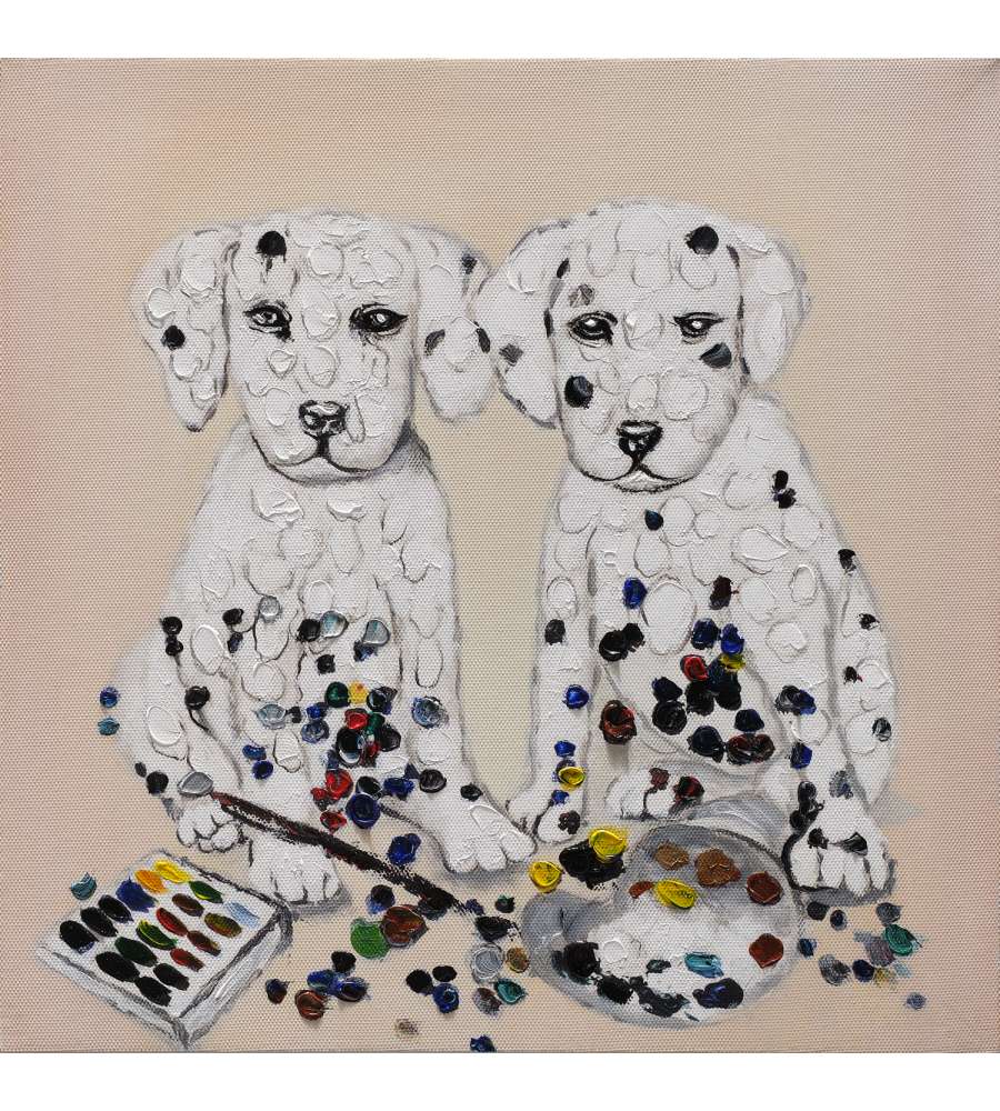 Dipinto su tela PAINTED PUPPIES