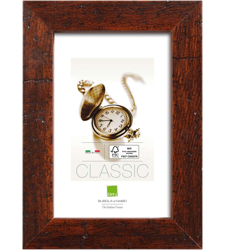 Bubola & Naibo Cornice Humphrey - Legno Noce - 30 x 45 cm