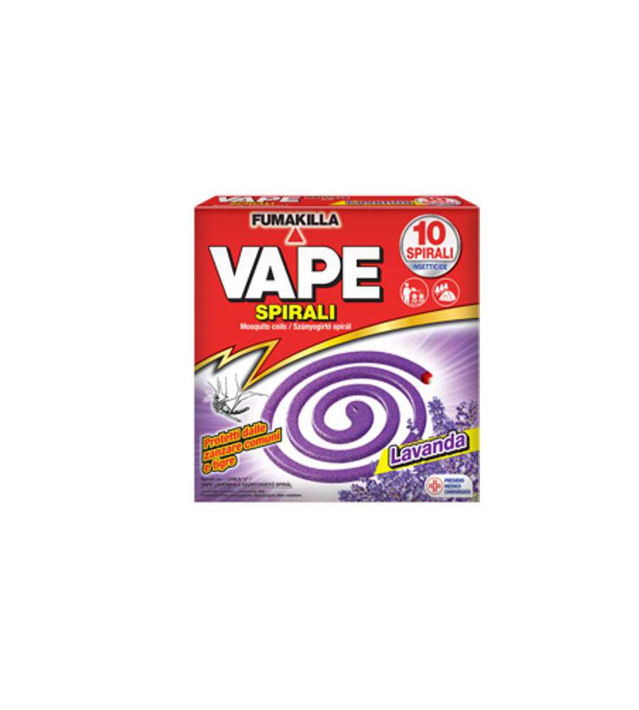 Scacciainsetti Spirali Profumate Pz 10 Vape