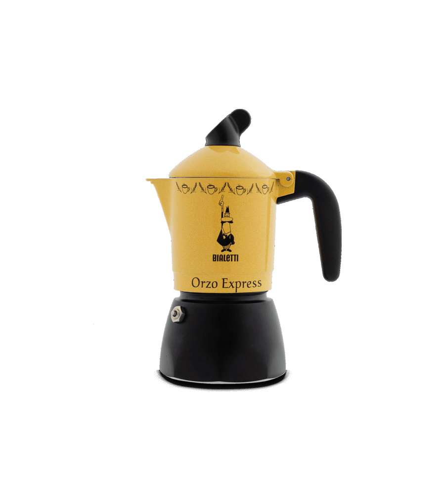 Caffettiera Orzo Express Gialla    Tz   4 Bialetti