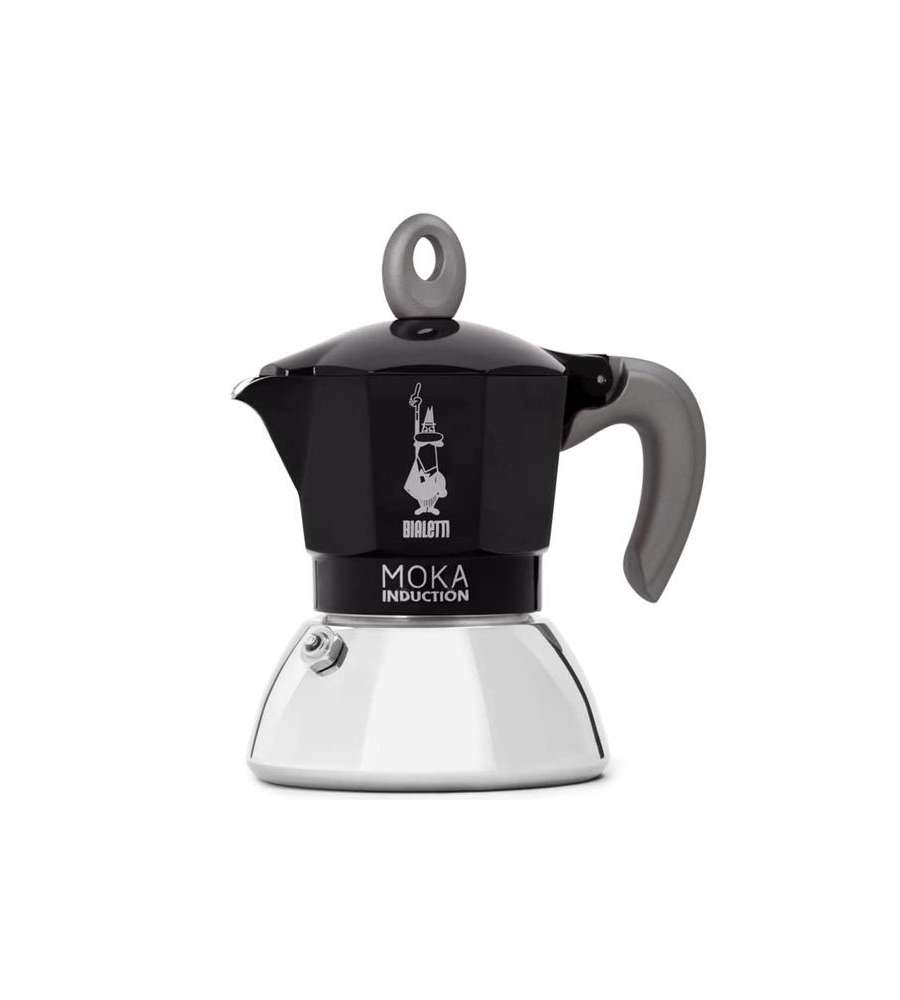 Caffettiera Moka Induction Nera Tz 4 Bialetti